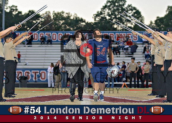 #54 London Demetriou Senior Night