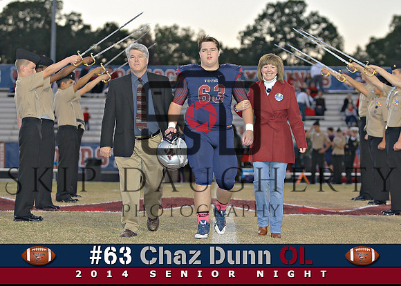 #63 Chaz Dunn Senior Night