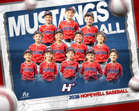 2026 Hopewell 7u Mustangs Baseball