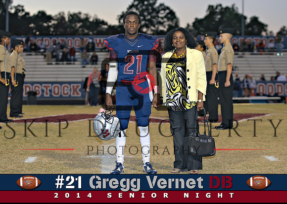 #21 Gregg Vernet Senior Night