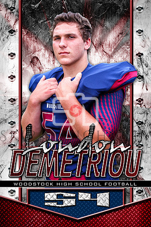 #54 London Demetriou banner