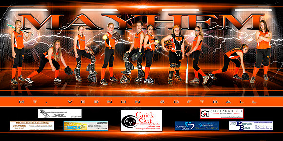 Mt. Vernon Mayhem Team Banner