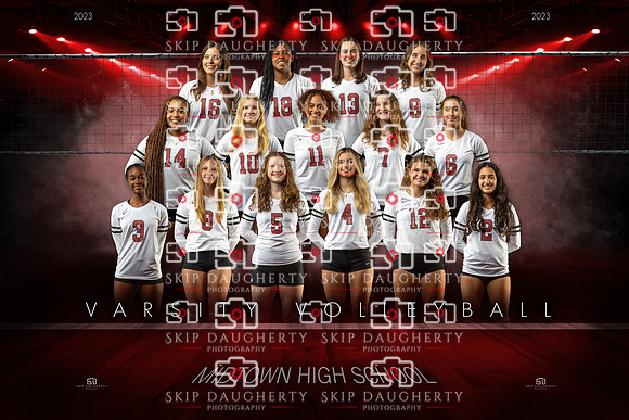 2023 Midtown High School Varsity Volleyball Team Photo