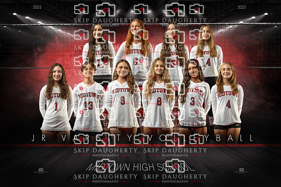 2023 Midtown High School JV Volleyball Team Photo