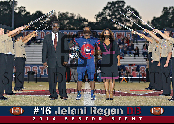 #16 Jelani Regan Senior Night