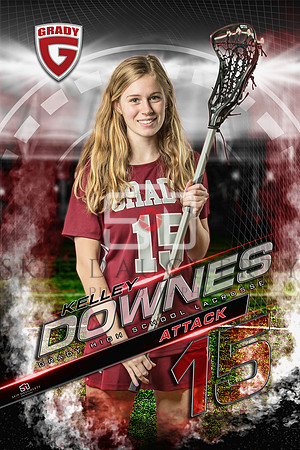 2019 Grady HS Lacrosse_Downes