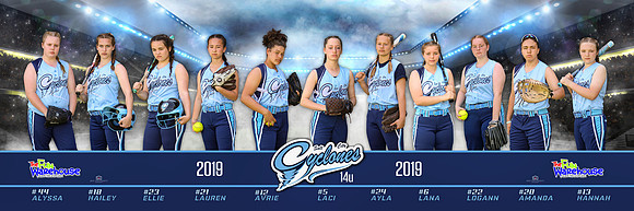 2019 Salt City 14u Cyclones Team Banner