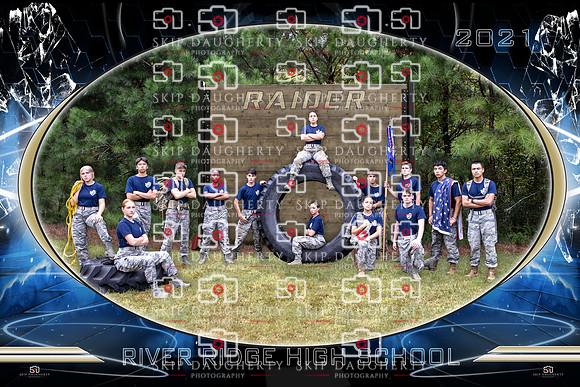 2021 River Ridge High School ROTC Raider Team Banner