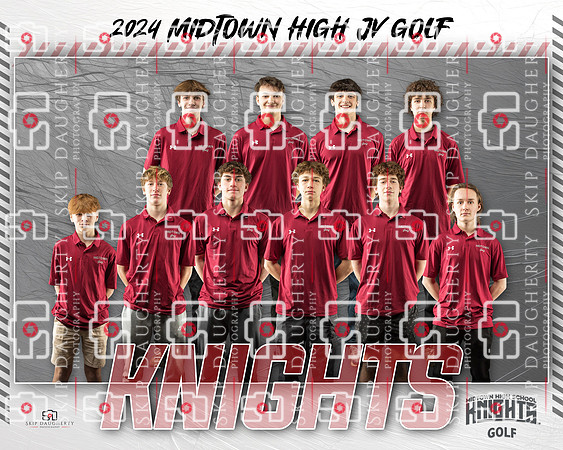 2024 Midtown High School Boys JV Golf Team