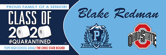 12"x36" small banner
