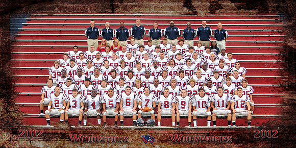 2012 WHS Football Team 10x20
