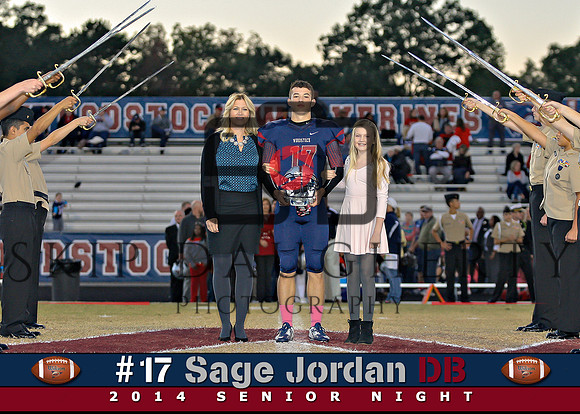 #17 Sage Jordan Senior Night