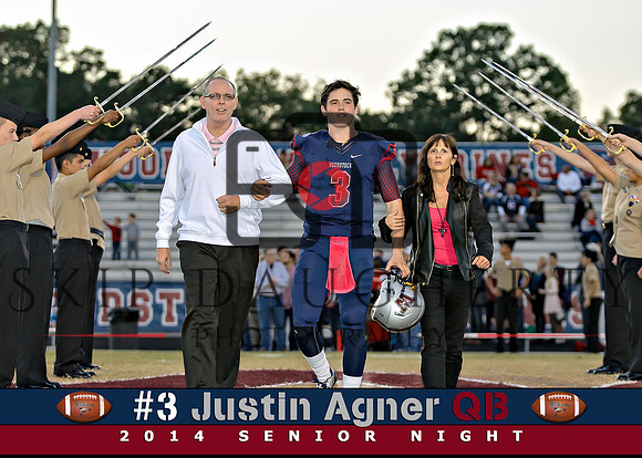 #3 Justin Agner Senior Night